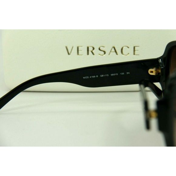 Versace  VE4166B GB1/13 Polish Blk Gold w/Brn Grad main image 2